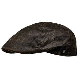 WEROR Herren Flatcap Schiebermütze Schildmütze Schirmmütze Mütze WEROR-414.1 (55, Braun) von WEROR