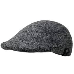 WEROR Herren Flatcap Schirmmütze Schiebermütze Cap Mütze WEROR-408.1 (54-55, Grau) von WEROR