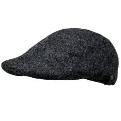 WEROR Herren Flatcap Schirmmütze Schiebermütze Cap Mütze WEROR-408.1 (56-57, Anthrazit) von WEROR