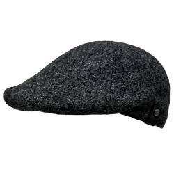 WEROR Herren Flatcap Schirmmütze Schiebermütze Cap Mütze WEROR-408.1 (58-59, Anthrazit) von WEROR