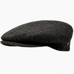 WEROR Herren Schiebermütze Flatcap Schirmmütze Cap Mütze Fischgrät WEROR-380.1 (56, Braun) von WEROR