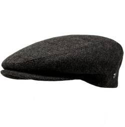 WEROR Herren Schiebermütze Flatcap Schirmmütze Cap Mütze Fischgrät WEROR-393.1 (60, Braun) von WEROR