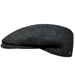 WEROR Herren Schiebermütze Flatcap Schirmmütze Cap Mütze Fischgrät WEROR-393.1 (61, Grau) von WEROR