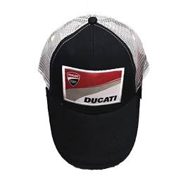 Herren Snapback Caps für DU.CA.Ti, Basecap Vintage Cotton Cap, Sommer Mesh Kappe Verstellbar-Black||1 Piece von WERUN