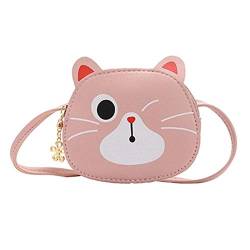 Handtasche mädchen Kleinkind umhängetasche mädchen Taschen für Mädchen Mädchentasche Eine Seite Taschen für Mädchen stilvoll pink von WESEEDOO