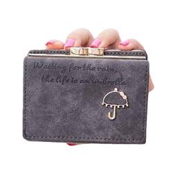 Portemonnaie Frauen klein portmonee Damen Gross Lederhandtasche für Damen Damen Geldbörsen für Frauen Kartengeldbörse Frauen Navy von WESEEDOO