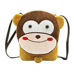 Tasche mädchen Kinder Handtasche Mädchentasche Umhängetaschen für Mädchen Mädchen Handtasche Eine Seite Taschen für Mädchen stilvoll Monkey von WESEEDOO