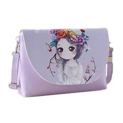 geldbörse mädchen Kinder Handtasche Umhängetaschen für Mädchen stilvolle Taschen für Mädchen Handtaschen für Mädchen Mädchentasche purple1 von WESEEDOO