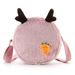 kindertasche geldbörse mädchen Mädchentasche Umhängetaschen für Mädchen Taschen für Mädchen Eine Seite Taschen für Mädchen stilvoll pink von WESEEDOO