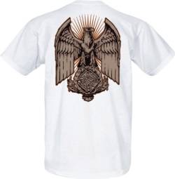 WCC T-Shirt Eagle Chest Weiss-S von WEST COAST CHOPPERS