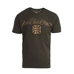 WEST COAST CHOPPERS Eagle Crest Männer T-Shirt anthrazit XXL von WEST COAST CHOPPERS