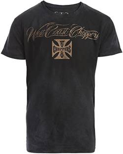 WEST COAST CHOPPERS Eagle Crest T-Shirt (Dark Blue,L) von WEST COAST CHOPPERS