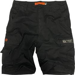 WEST COAST CHOPPERS Herren Cargoshorts CFL, Farbe:Vintage Black, Größe:XL von WEST COAST CHOPPERS