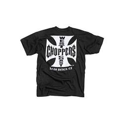 WEST COAST CHOPPERS Herren T-Shirt OG Classic, Farbe:Black/White, Größe:XL von WEST COAST CHOPPERS