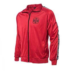 WEST COAST CHOPPERS Herren Trainingsjacke OG Red, Größe:L, Farbe:red von WEST COAST CHOPPERS