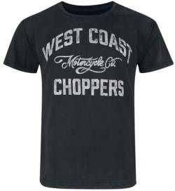 WEST COAST CHOPPERS Motorcycle Co. Männer T-Shirt schwarz XXL von WEST COAST CHOPPERS