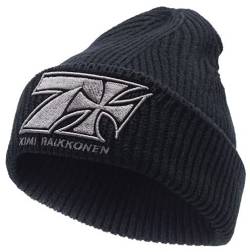 WEST COAST CHOPPERS WCC Beanie Kimi Raikkönen 3D Cross Seven Knit Black von WEST COAST CHOPPERS