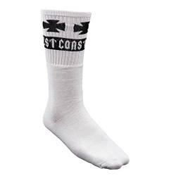 WEST COAST CHOPPERS WCC Socken Tube White-44-46 von WEST COAST CHOPPERS