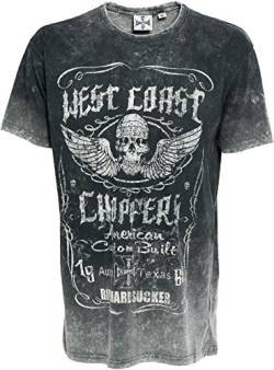 WEST COAST CHOPPERS WCC T-Shirt Ride Hard Sucker Black-L von WEST COAST CHOPPERS