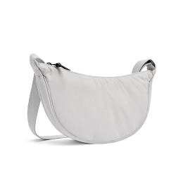 WESTBRONCO Crescent Bag Crossbody Bags for Women Trendy Small Nylon Fanny Pack Sling Hobo Bag Soft Casual, GRAU, Grau von WESTBRONCO