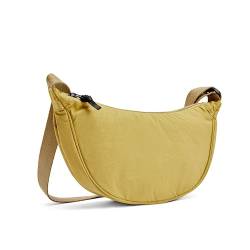 WESTBRONCO Crescent Bag Crossbody Bags for Women Trendy Small Nylon Fanny Pack Sling Hobo Bag Soft Casual, gelb, Gelb von WESTBRONCO