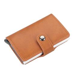 WESTCH 2 Stück automatische Brieftasche, Aluminiumlegierung, Kartenetui, Anti-Entmagnetisierung, Diebstahlschutz, RFID-Bankkredit (Farbe: A) von WESTCH