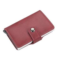 WESTCH 2 Stück automatische Brieftasche, Aluminiumlegierung, Kartenetui, Anti-Entmagnetisierung, Diebstahlschutz, RFID-Bankkredit (Farbe: D) von WESTCH