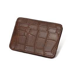 WESTCH Brieftasche Kartentasche Multi-Card Clip Herren Kartentasche Brieftasche Brieftasche Kartentasche Tragbare Tasche (Farbe: D, Größe: 10 * 7 cm) von WESTCH