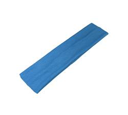 WESTEND CHOICE Kylie Stirnband, 5 cm breit, einfarbig, dehnbar, Bandeau, Unisex-Stirnbänder für Damen und Herren, weiches Haarband, Fitnessstudio, Yoga, Stirnband (blau) von WESTEND CHOICE