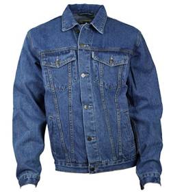 WESTERN-SPEICHER Jeansjacke Denim Herren Jacke Baumwolle blau XL von WESTERN-SPEICHER