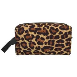 Cooler Geparden-Leopard, Make-up-Tasche, Kosmetiktasche, tragbare Reise-Kulturtasche, Make-up-Tasche, Organizer von WEVFGHI