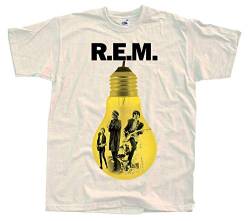 R.E.M Alternative Rock Bands Poster DTG T Shirt (White Natural) von WEW