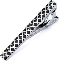 Krawattenstange Männer Metall Silber Gold Einfache Krawatte Krawattenklammer Verschluss Clip Klemmstift Männer Edelstahl for Geschäftsmann Krawatte Krawattenklammern (Farbe: LJ 114) ( Color : Lj 203 ) von WHIMSIMART
