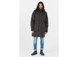 Parka WHISTLER "Mombay" Gr. M, grau (dunkelgrau) Herren Jacken Trekkingjacken mit wasserabweisender und langlebiger DWR-Membran von WHISTLER