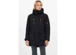 Parka WHISTLER "Wander" Gr. 36, grau (dunkelgrau) Damen Jacken Sportjacken mit smarten Cargotaschen und wasserresistenter Beschichtung von WHISTLER