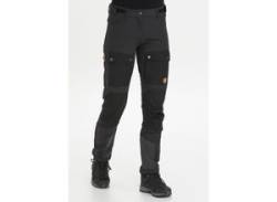 Softshellhose WHISTLER "Anissy" Gr. 42, EURO-Größen, schwarz (dunkelgrau, schwarz) Damen Hosen Wanderhosen mit atmungsaktivem Material von WHISTLER