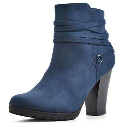 WHITE MOUNTAIN Damen Spaten Stiefelette, Midnight Suedette, 39 EU von WHITE MOUNTAIN