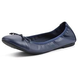 WHITE MOUNTAIN Damen Sunnyside II Ballerinas, Marineblau/glatt, 39 EU von WHITE MOUNTAIN