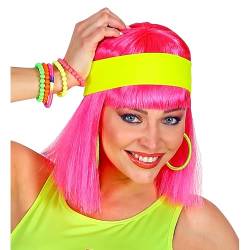 Widmann - Neon Stirnband, 80er Jahre, Einheitsgröße, Accessoire, Kostüm, Mottoparty, Karneval von WIDMANN