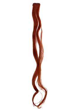 1 Clip Extension Strähne wellig Tizian-Rot YZF-P1C25-350 63cm/ 25inch Haarverlängerung Haarteil Farbton: 350 von WIG ME UP