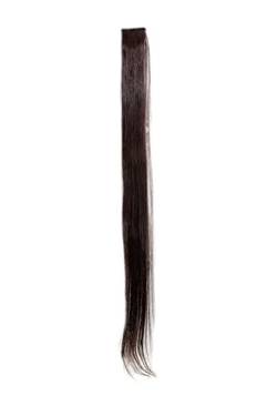 1 Clip Strähne glatt Dunkel-Mahagoni-Braun YZF-P1S25-2T33 63cm/ 25inch Haarverlängerung Haarteil Farbton: 2T33 von WIG ME UP