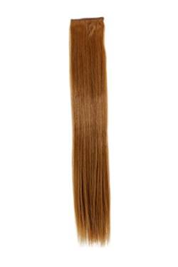 WIG ME UP - Breite Extension mit 2 Clips Strähne Haarverlängerung Haarteil Highlight glatt 45cm / 18inch Kupfer-Blond YZF-P2S18-27 von WIG ME UP