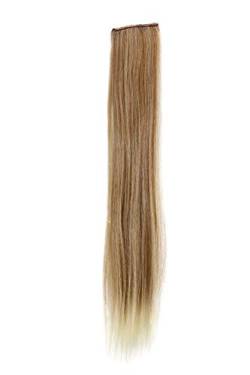 WIG ME UP - Breite Extension mit 2 Clips Strähne Haarverlängerung Haarteil Highlight glatt 45cm / 18inch Kupfer-Hell-Blond-Mix YZF-P2S18-27T88 von WIG ME UP