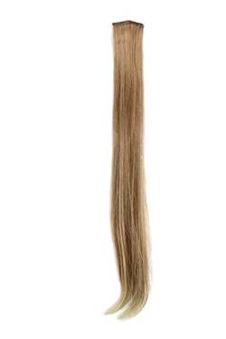 WIG ME UP - Breite Extension mit 2 Clips Strähne Haarverlängerung Haarteil Highlight glatt 63cm / 25inch Kupfer-Hell-Blond-Mix YZF-P2S25-27T88 von WIG ME UP