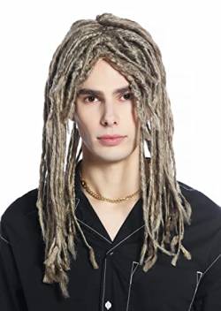 WIG ME UP - CW-015 Perücke Karneval Fasching Rasta Dreadlocks Blond Mix Hippie von WIG ME UP