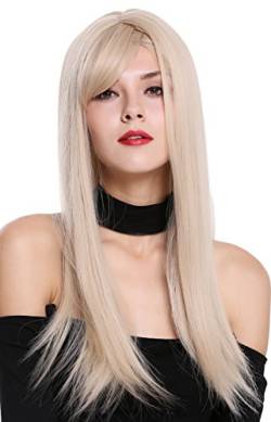 WIG ME UP - DM-03-85/88 Perücke Damenperücke lang glatt Scheitel gescheitelt hellblond lichtblond von WIG ME UP