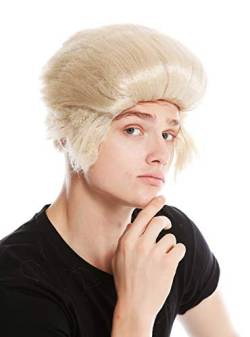 WIG ME UP - LM-706-ZA83 Perücke Herren Karneval Tolle Rockabilly Opa Mod 60er blond hellblond von WIG ME UP