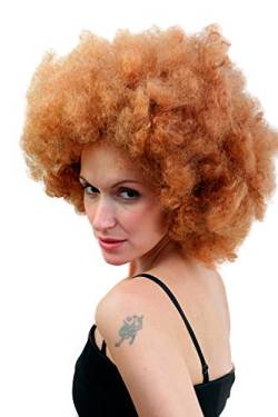 WIG ME UP - PW0067-25MK36 Superbad Funky Afro Wig Perücke Foxy Brown RIESIG braun von WIG ME UP