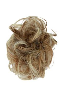 WIG ME UP - YZF-3054HT-27T613 Haarteil: Kunsthaar Haar Scrunchie Scrunchy Haarband Haargummi Pferdeschwanz Blond-Mix von WIG ME UP