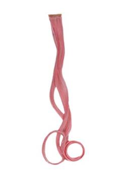 WIG ME UP - YZF-P1C25-T1911 1 Clip-In Extension Strähne wellig Rosa 63cm/ 25inch von WIG ME UP